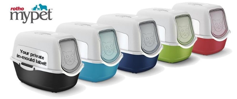Туалет домик для кошек Bailey ECO светлый шалфей ROTHO 4004505092 фото в интернет-магазине meandhome.ru