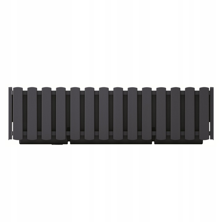Ящик балконный Boardee Fence 58х18х16см антрацит DDEF600 фото в интернет-магазине meandhome.ru