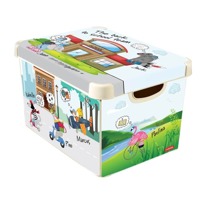 Коробка для хранения Deco's Stockholm L 22л CURVER 246179 рисунок Школа Коробка для хранения Deco's Stockholm L 22л CURVER 246179 рисунок Школа