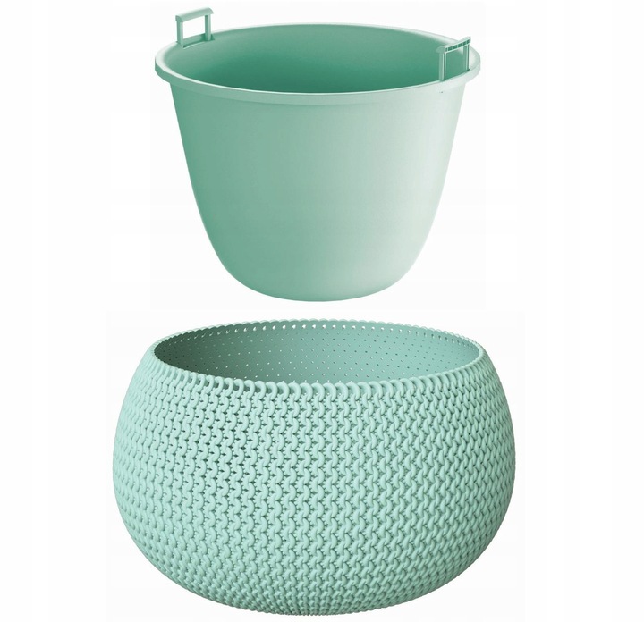 Кашпо SPLOFY BOWL d37см h21,8см 9л шалфей DKSP370 фото в интернет-магазине meandhome.ru