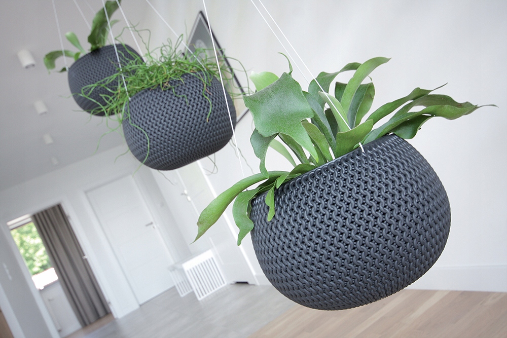 Кашпо SPLOFY BOWL d18см h13,6см антрацит DKSP180-S433 фото в интернет-магазине meandhome.ru