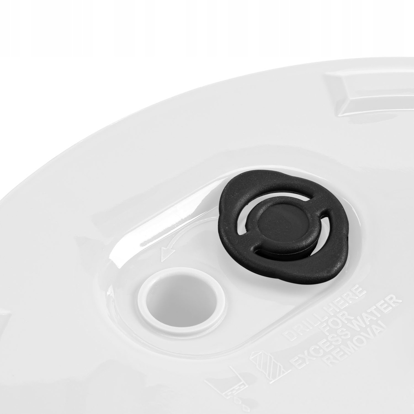 Кашпо Furu Round d30см h29,4см 17л DFR300-S449 белое фото в интернет-магазине meandhome.ru