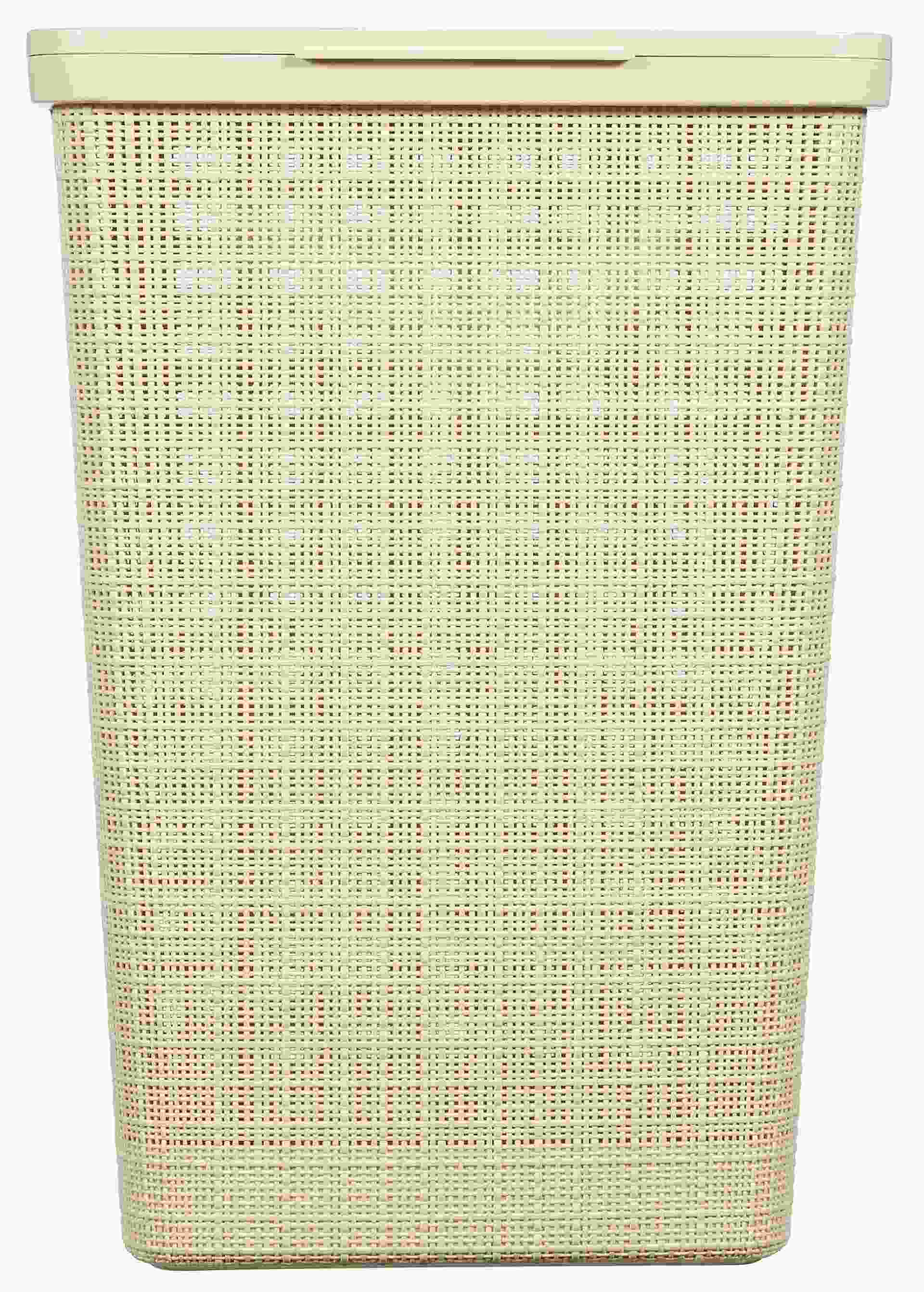 Корзина для белья Jute 58л CURVER 245976 кремовый фото в интернет-магазине meandhome.ru