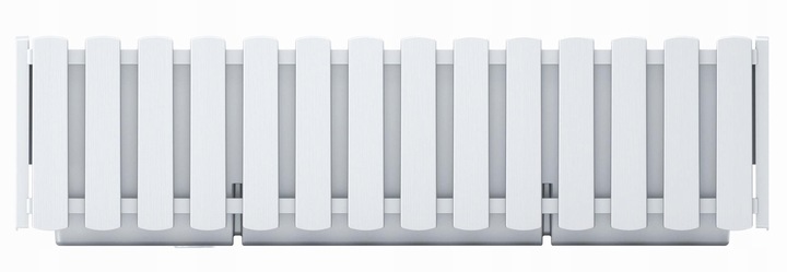 Ящик балконный Boardee Fence 58х18х16см белый DDEF600 фото в интернет-магазине meandhome.ru