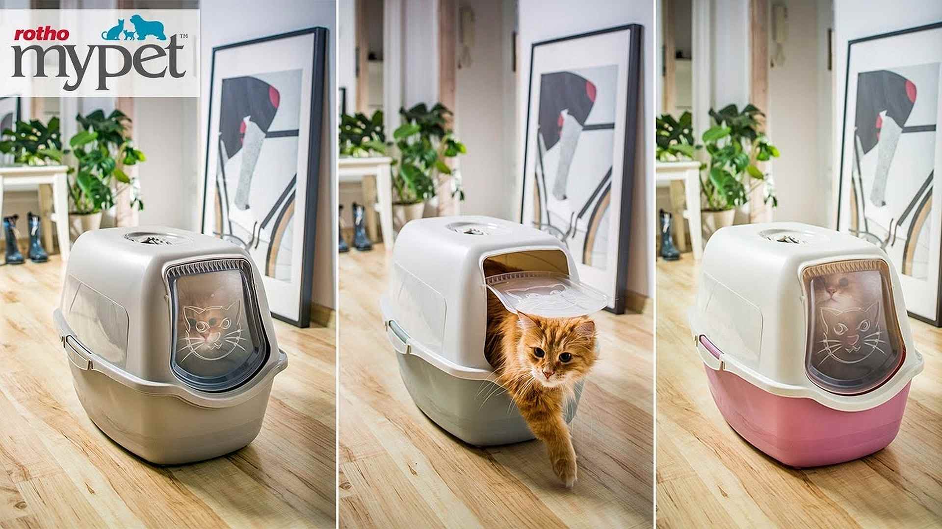 Туалет домик для кошек Bailey ECO черный ROTHO 4004590000 фото в интернет-магазине meandhome.ru