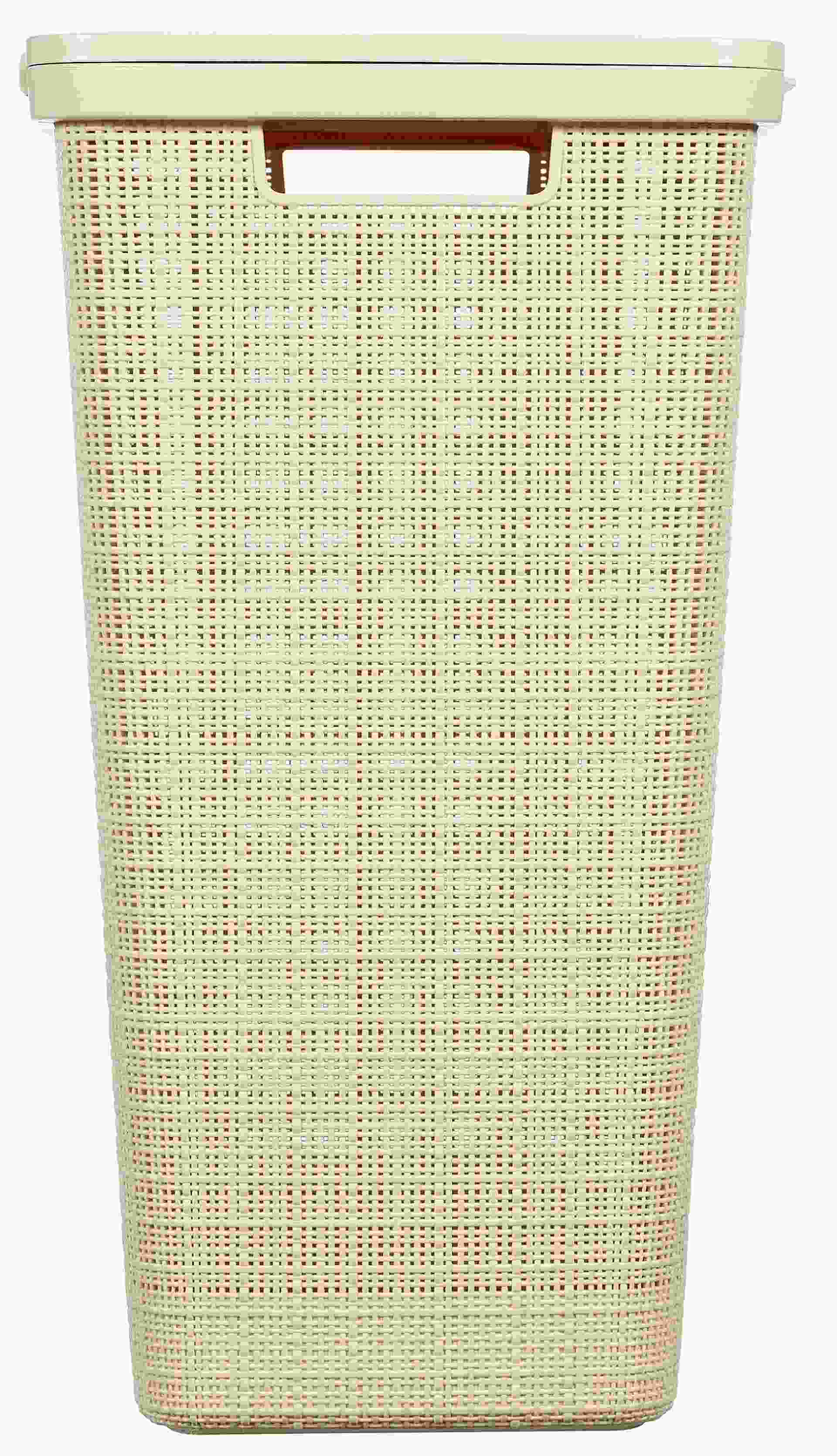 Корзина для белья Jute 58л CURVER 245976 кремовый фото в интернет-магазине meandhome.ru
