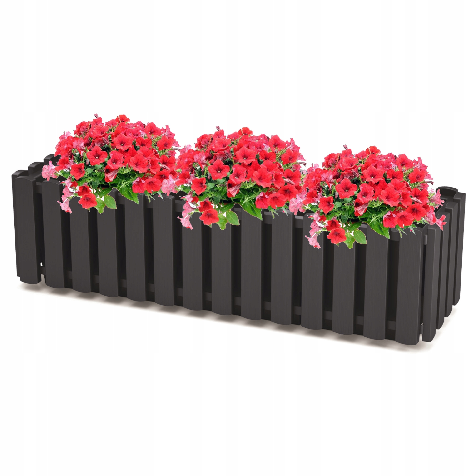 Ящик балконный Boardee Fence 58х18х16см коричневый DDEF600 фото в интернет-магазине meandhome.ru