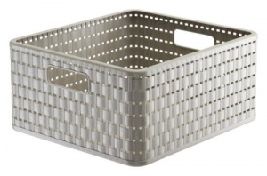 Ящик корзина для хранения Country 14л капучино ROTHO 1116807422 Ящик корзина для хранения Country 14л капучино ROTHO 1116807422