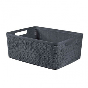 Корзина для хранения Jute M 12л CURVER 245711 фиолетово-коричневый Корзина для хранения Jute M 12л CURVER 245711 фиолетово-коричневый