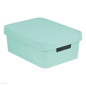 Ящик для хранения Infinity 11л с крышкой мята CURVER 241853 Ящик для хранения Infinity 11л с крышкой мята CURVER 241853