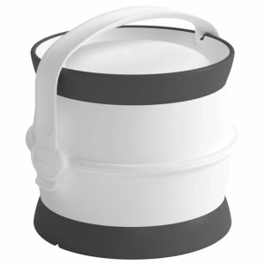 Контейнер для корма походный Curver Pet Travel Kit 242738 белый, серый