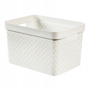 Корзина для хранения CURVER Terazzo 17л 246080 цвет белый Корзина для хранения CURVER Terazzo 17л 246080 цвет белый