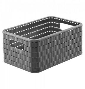 Ящик корзина для хранения Country А5 6л антрацит ROTHO 1115208853 Ящик корзина для хранения Country А5 6л антрацит ROTHO 1115208853