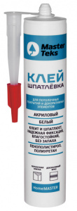 Клей-шпатлевка акриловый MasterTeks HM 0,4 белый картридж 9752867