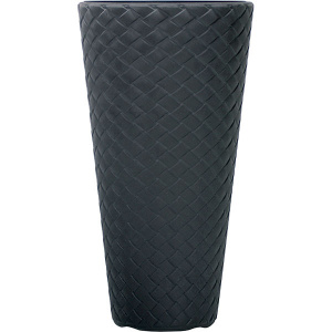 Кашпо Matuba Slim d=30см h=55см v=8/23л DPMT300 антрацит