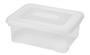 Контейнер для хранения Handy 12л с крышкой прозрачный CURVER 235748 Контейнер для хранения Handy 12л с крышкой прозрачный CURVER 235748