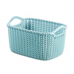 Корзина для хранения Knit XS 3л прямоугольная голубой CURVER 226395 Корзина для хранения Knit XS 3л прямоугольная голубой CURVER 226395