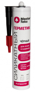 Герметик для печей и каминов силикатный MasterTeks PM 0,26 черный картридж 9781667