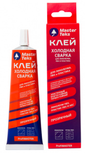 MasterTeks PM клей поливинилхлоридный Холодная Сварка 0,115 прозрачный туба 9752975  (упак.18шт)