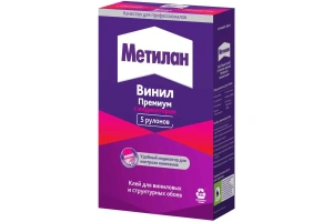 Клей для виниловых обоев Meтилан Премиум 150гр с индикатором