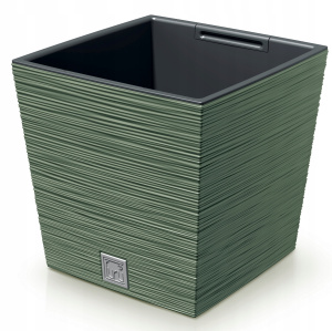 Кашпо Furu Square Low 29,5х29,5х29см 19л DFS300-5615C зеленый