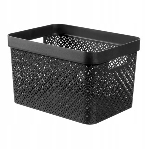 Корзина для хранения CURVER Terazzo 17л 246079 цвет черный Корзина для хранения CURVER Terazzo 17л 246079 цвет черный