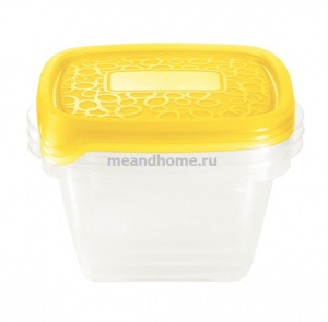 Набор контейнеров для СВЧ Take Away 2 3x1,1л оранжевый, прозрачный CURVER 214399