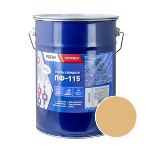 Эмаль ПФ-115 PUFAS Decoself 3,7л / 5кг бежевая