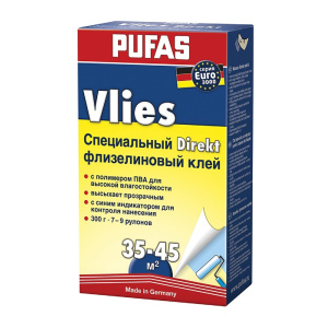 Клей для флизелиновых обоев Индикатор Pufas Euro 3000 Direkt 0,3кг