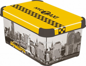 Коробка для хранения Deco's Stockholm S 6л CURVER 197125 рисунок NYC TAXI Коробка для хранения Deco's Stockholm S 6л CURVER 197125 рисунок NYC TAXI