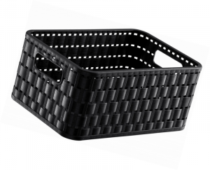 Ящик корзина для хранения Country А6+ 4л черный ROTHO 1165508080