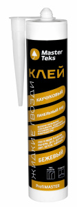 Клей каучуковый MasterTeks PM ЖГ 910 панельный 400гр бежевый картридж 9752943