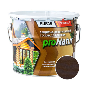 Антисептик для дерева PUFAS proNatur эбеновое дерево 2,7л