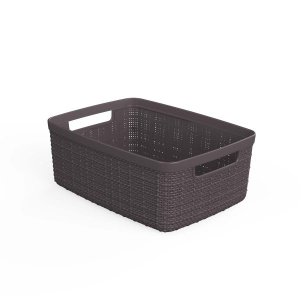 Корзина для хранения Jute S 5л CURVER 245710 фиолетово-коричневый Корзина для хранения Jute S 5л CURVER 245710 фиолетово-коричневый