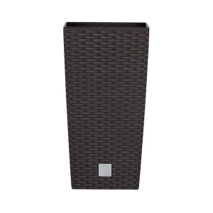 Кашпо Rato Square 325×325×610мм 21/49л DRTS325-440U умбра