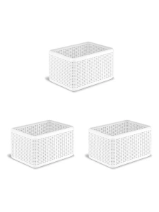 Корзина для хранения MADEI 13л ROTHO 10157 белый 3шт