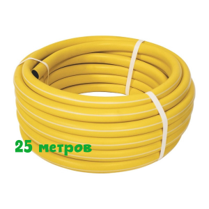 Шланг поливочный d 3/4" 25м армированный Farina 93316 желтый