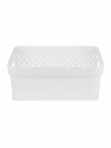 Корзина для хранения CURVER Terazzo 11л 246081 цвет белый Корзина для хранения CURVER Terazzo 11л 246081 цвет белый