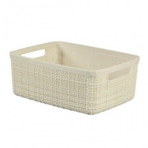 Корзина для хранения Jute S 5л CURVER 245370 кремовый Корзина для хранения Jute S 5л CURVER 245370 кремовый