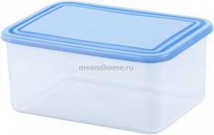 Контейнер для СВЧ прямоугольный Foodkeeper 1,2л голубой, прозрачный CURVER 175539