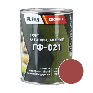 Грунт ГФ-021 PUFAS Decoself 0,9кг красно-коричневый 200076