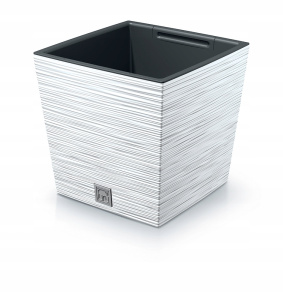 Кашпо Furu Square Low 29,5х29,5х29см 19л DFS300-S449 белое
