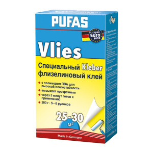 Клей для флизелиновых обоев Pufas Euro 3000 Vlies Kleber 0,2 кг