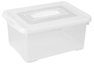 Контейнер для хранения Handy 15л с крышкой прозрачный CURVER 235746 Контейнер для хранения Handy 15л с крышкой прозрачный CURVER 235746