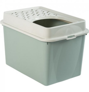 Туалет для кошек Berty ECO с верхним входом светло-зеленый ROTHO 40046