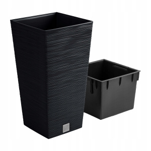 Кашпо Furu Square 24х24х45см 19л DFSH240-S433 антрацит