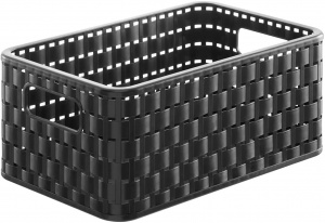 Ящик корзина для хранения Country А5+ 11л антрацит ROTHO 1116908853 Ящик корзина для хранения Country А5+ 11л антрацит ROTHO 1116908853