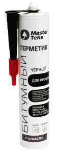 Герметик кровельный битумный MasterTeks PM 0,26 черный картридж 9781660