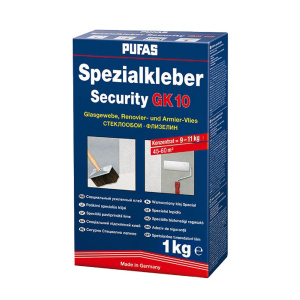 Клей для стеклообоев Pufas Spezialkleber Security GK10 0,5 кг Клей для стеклообоев Pufas Spezialkleber Security GK10 0,5 кг