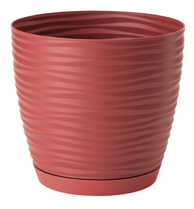 Кашпо Sahara Petit (d=14,7см, h=13,65см, v=1,65л) 3020 марсала 057